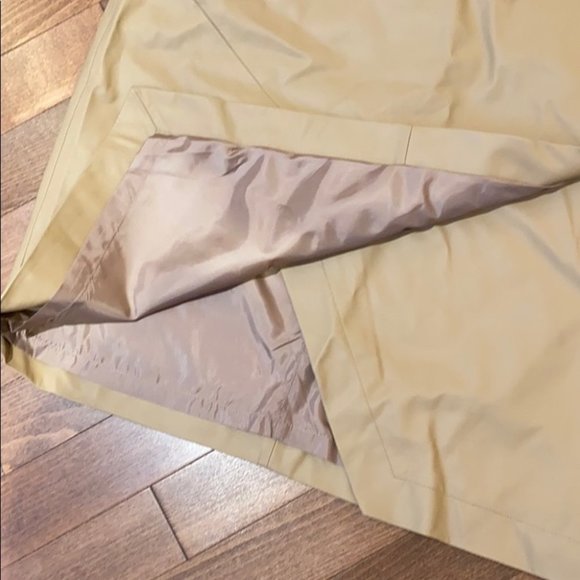 Addition Elle Women Tan High-Waist Asymmetrica Faux-Wrap Skirt Plus Size 26 - Picture 5 of 7